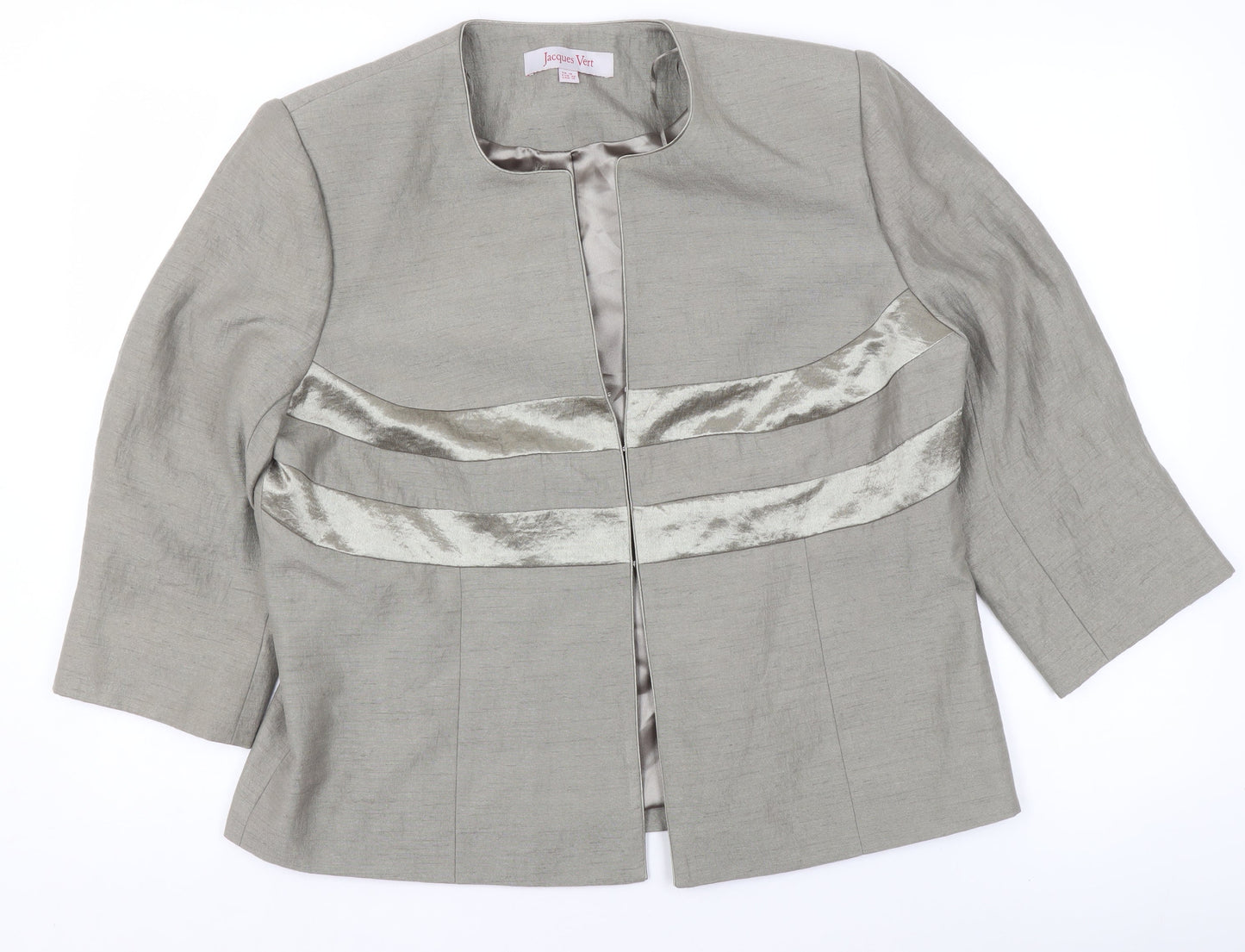 Jacques Vert Women’s Grey Size 18 Tailored Suit Jacket