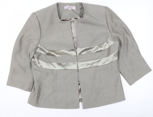 Jacques Vert Women’s Grey Size 18 Tailored Suit Jacket