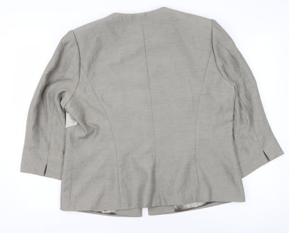 Jacques Vert Women’s Grey Size 18 Tailored Suit Jacket