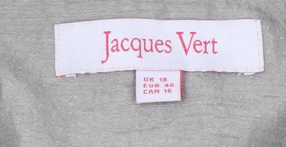 Jacques Vert Women’s Grey Size 18 Tailored Suit Jacket