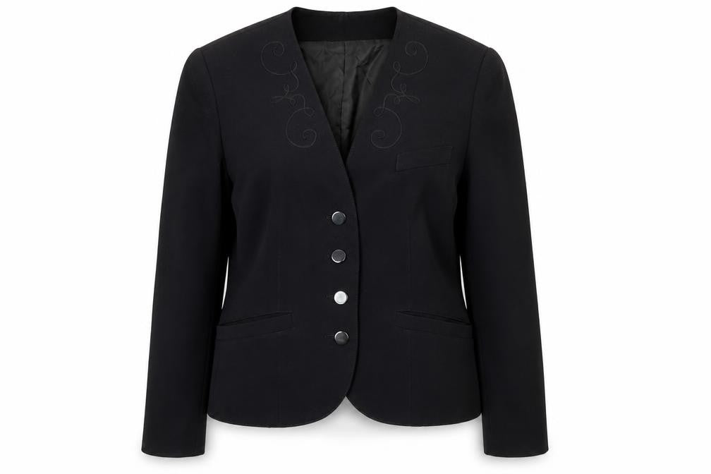 Womens UK Size 12 Betty Barclay Regular Black Blazer