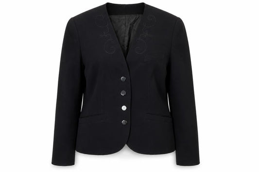 Womens UK Size 12 Betty Barclay Regular Black Blazer