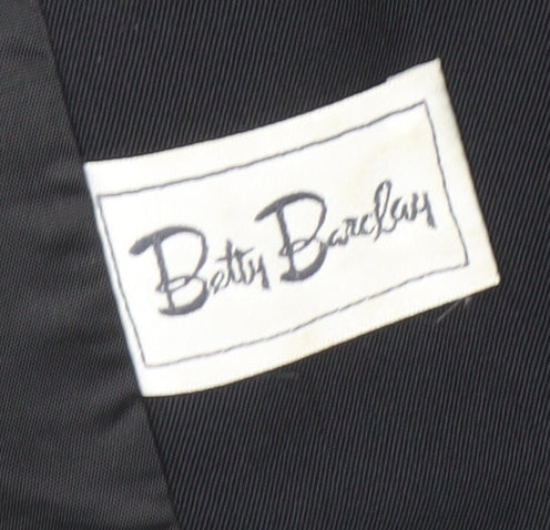 Womens UK Size 12 Betty Barclay Regular Black Blazer