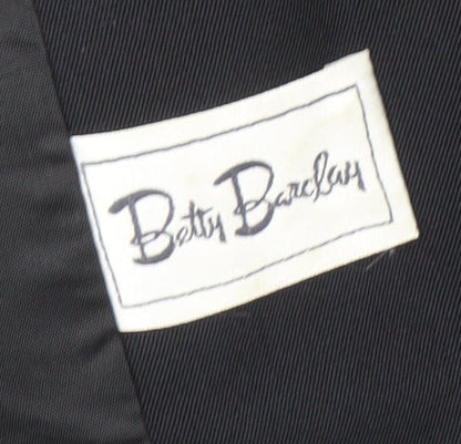 Womens UK Size 12 Betty Barclay Regular Black Blazer