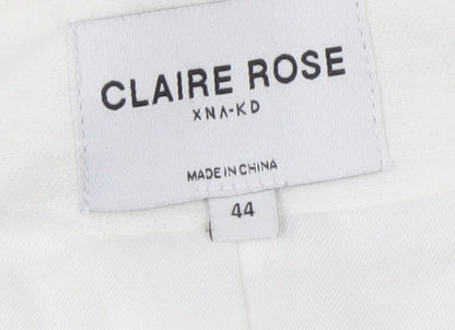 Womens UK Size 16 Claire Rose Regular White Blazer