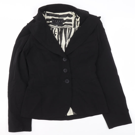 Coast Women's Black Size 8 Tailored Blazer Jacket