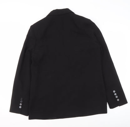 Atmosphere Women Black Size 14 Classic Single-Breasted Blazer