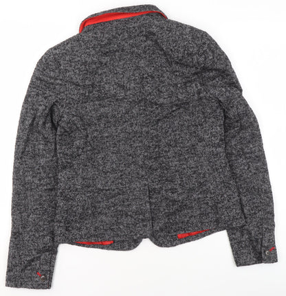 Gap Women’s Grey Wool Blend Modern Blazer UK 6 Classic Style