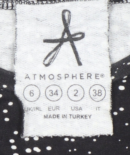 Womens UK Size 6 Atmosphere Black Pullover Sweatshirt