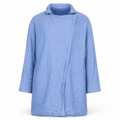 Womens UK Size S Monki Blue Overcoat