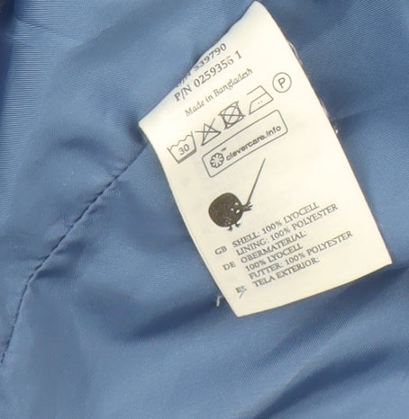 Womens UK Size S Monki Blue Overcoat