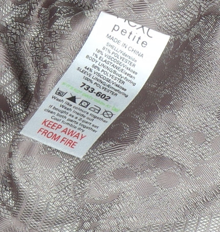 Next Petite Brown Check Tailored Blazer Size 8 Women’s Jacket