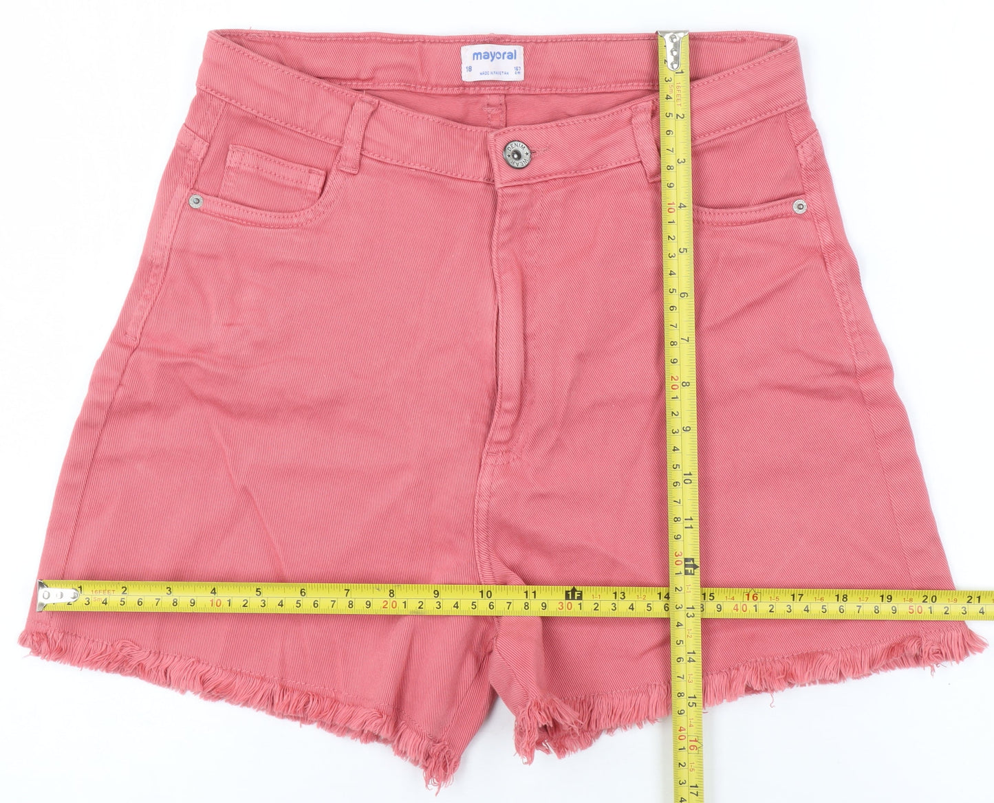 Teenss UK Size 18 Mayoral Regular Fit Cut-Off Shorts