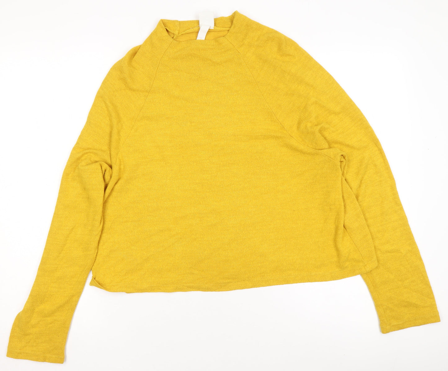 Womens UK Size S H&M Yellow Pullover Jumper