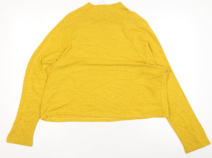 Womens UK Size S H&M Yellow Pullover Jumper