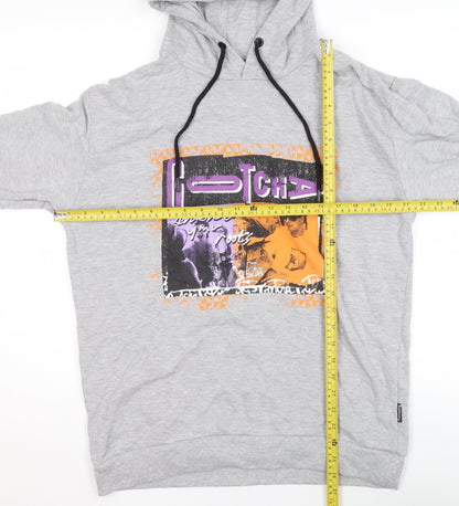 Womens UK Size M Gotcha Grey Pullover Hoodie
