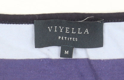 Womens UK Size M Viyella Multicoloured Basic T-Shirt