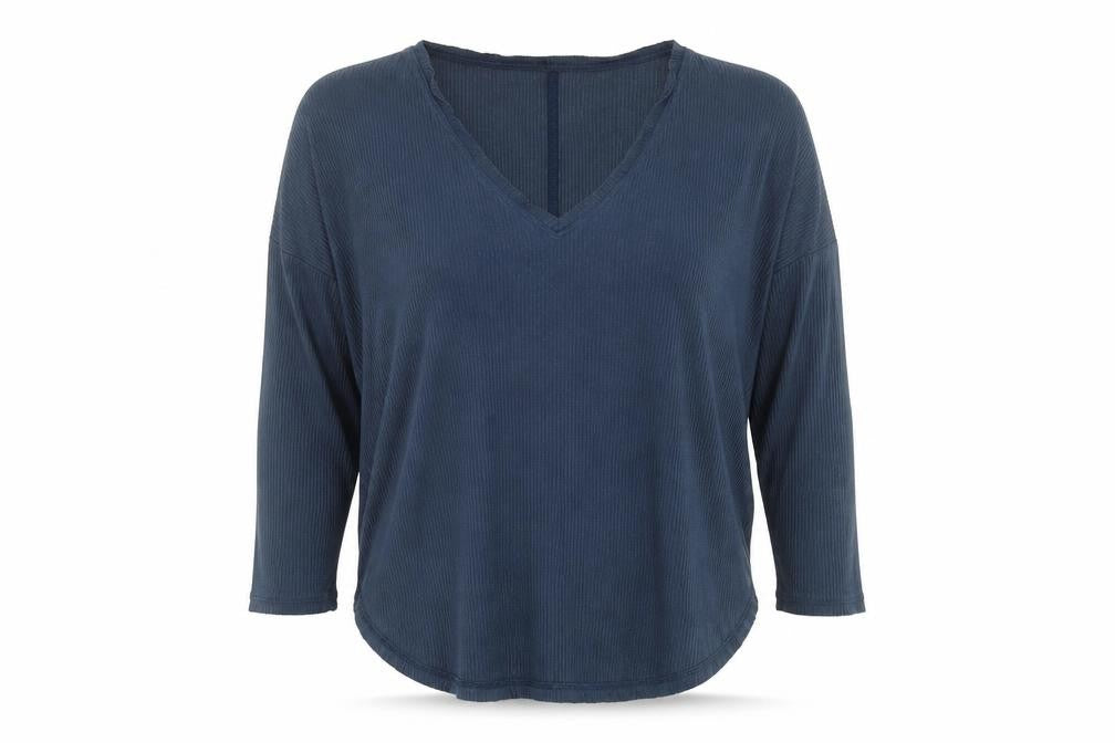 Womens UK Size XS Urban Outfitters Blue Basic T-Shirt