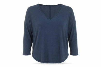 Womens UK Size XS Urban Outfitters Blue Basic T-Shirt