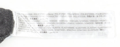 MNG Womens Grey Long Sleeve Basic Crew Neck Jersey Top Size M