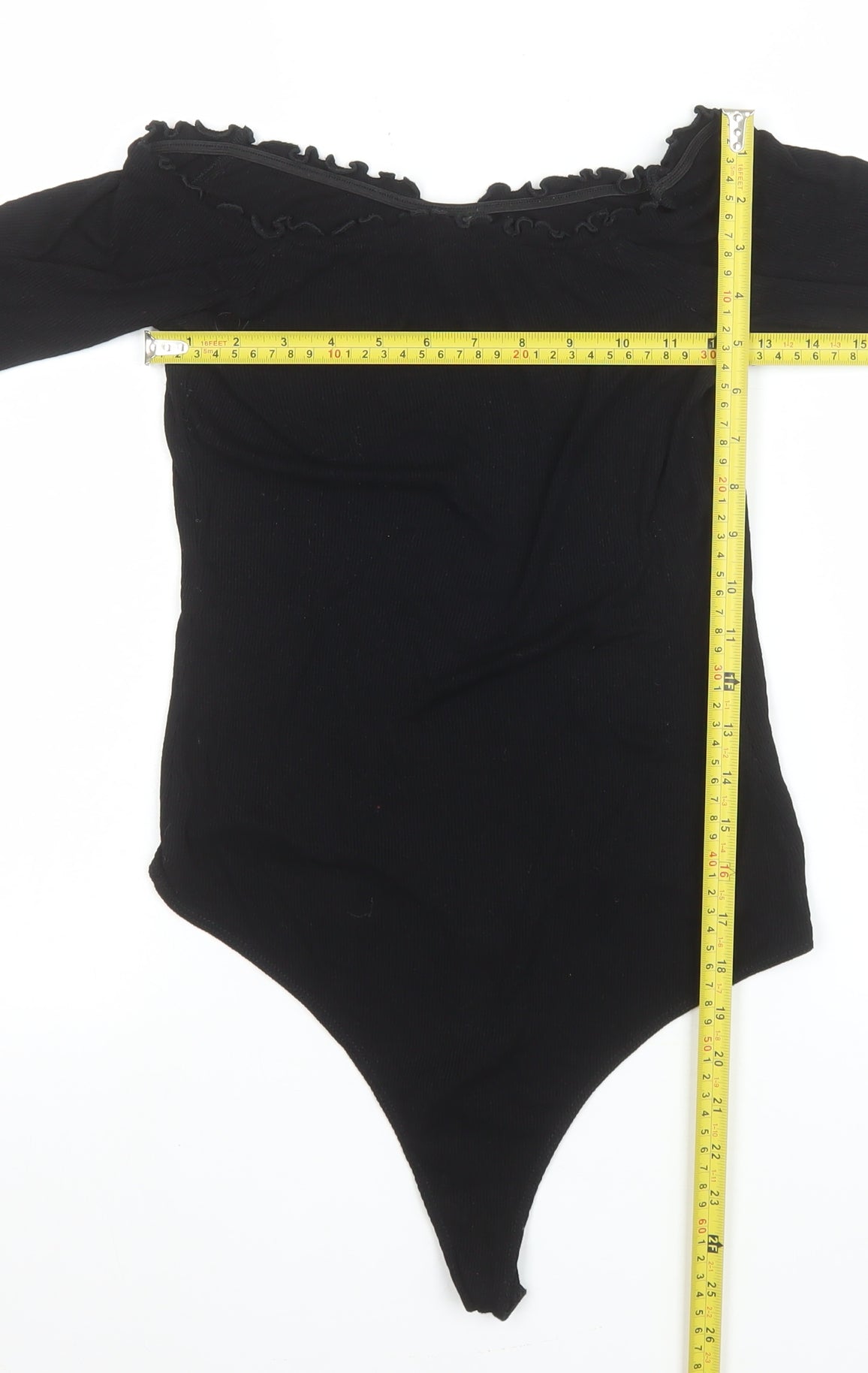 Womens UK Size 12 ASOS One-Piece Black Bodysuit