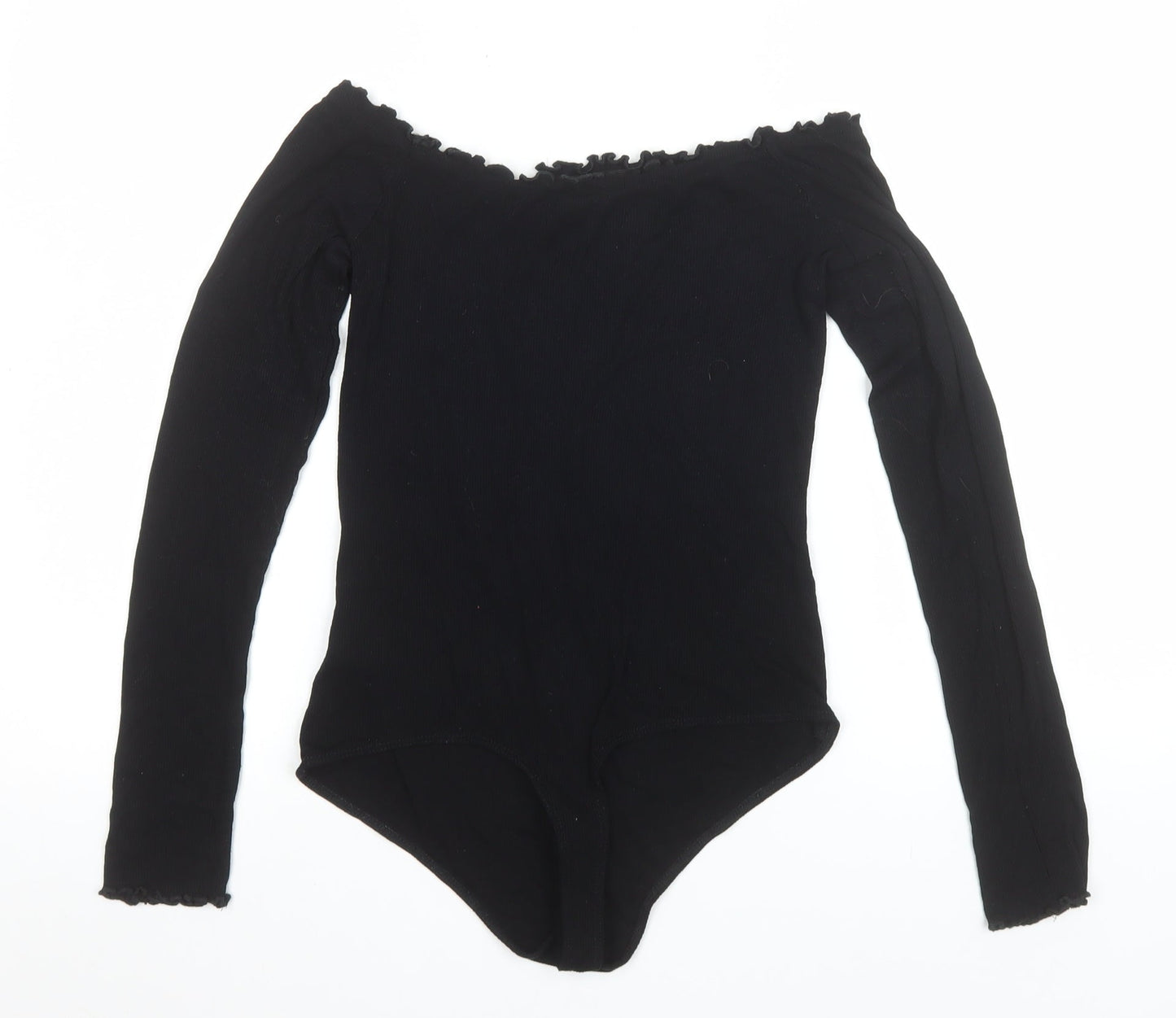 Womens UK Size 12 ASOS One-Piece Black Bodysuit