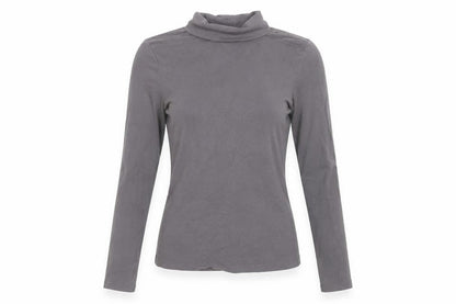 Womens UK Size S Cider Grey Basic T-Shirt