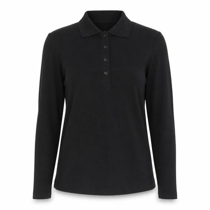 Womens UK Size M B&C Collection Black Basic Polo