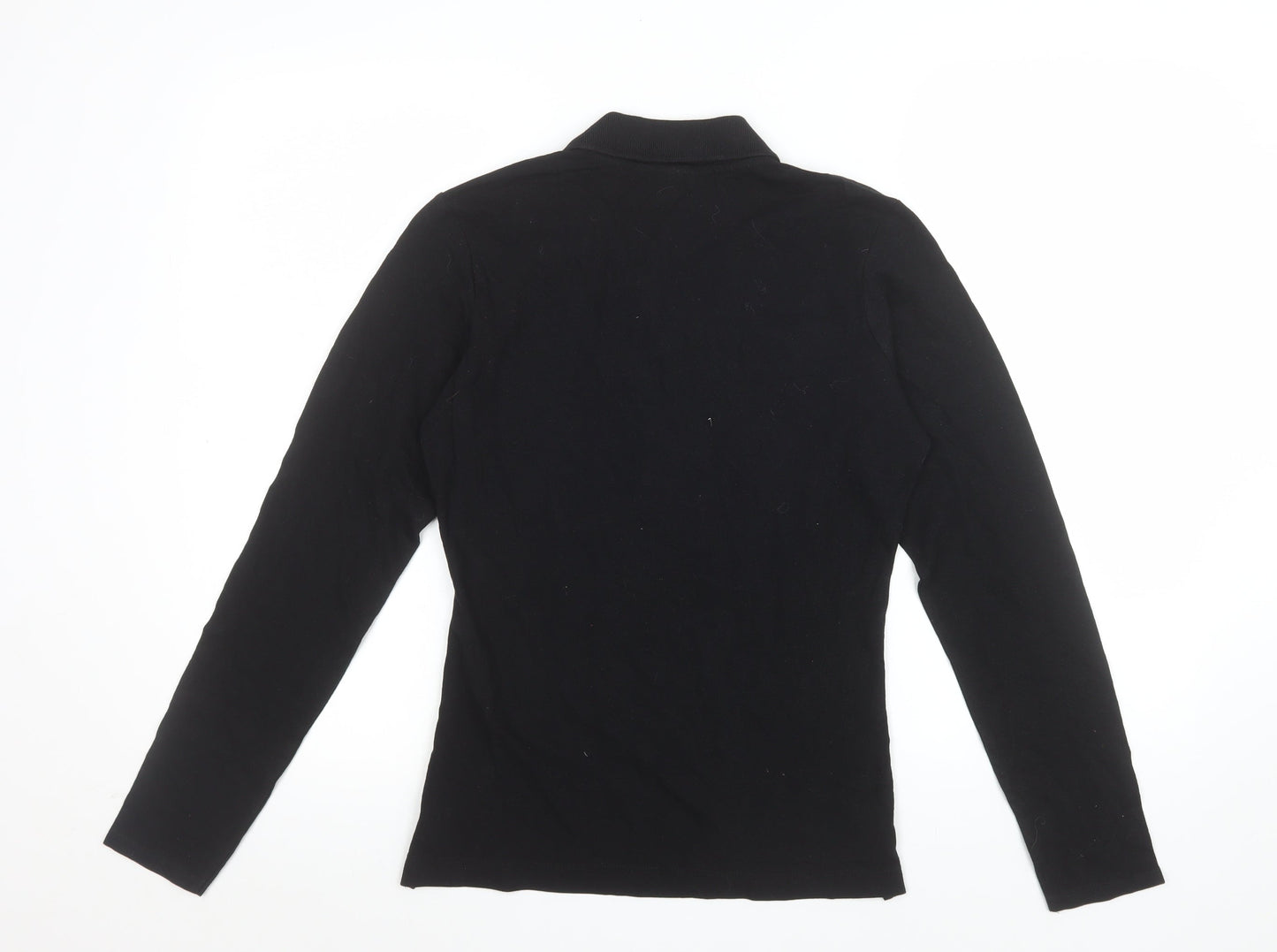Womens UK Size M B&C Collection Black Basic Polo