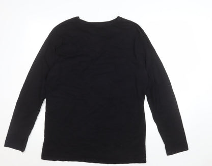 Marvel Spider-Man Black Long Sleeve Pyjama Top Mens Size L
