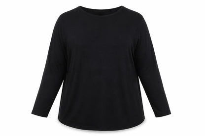 Womens UK Size 20 ASOS Black Basic T-Shirt