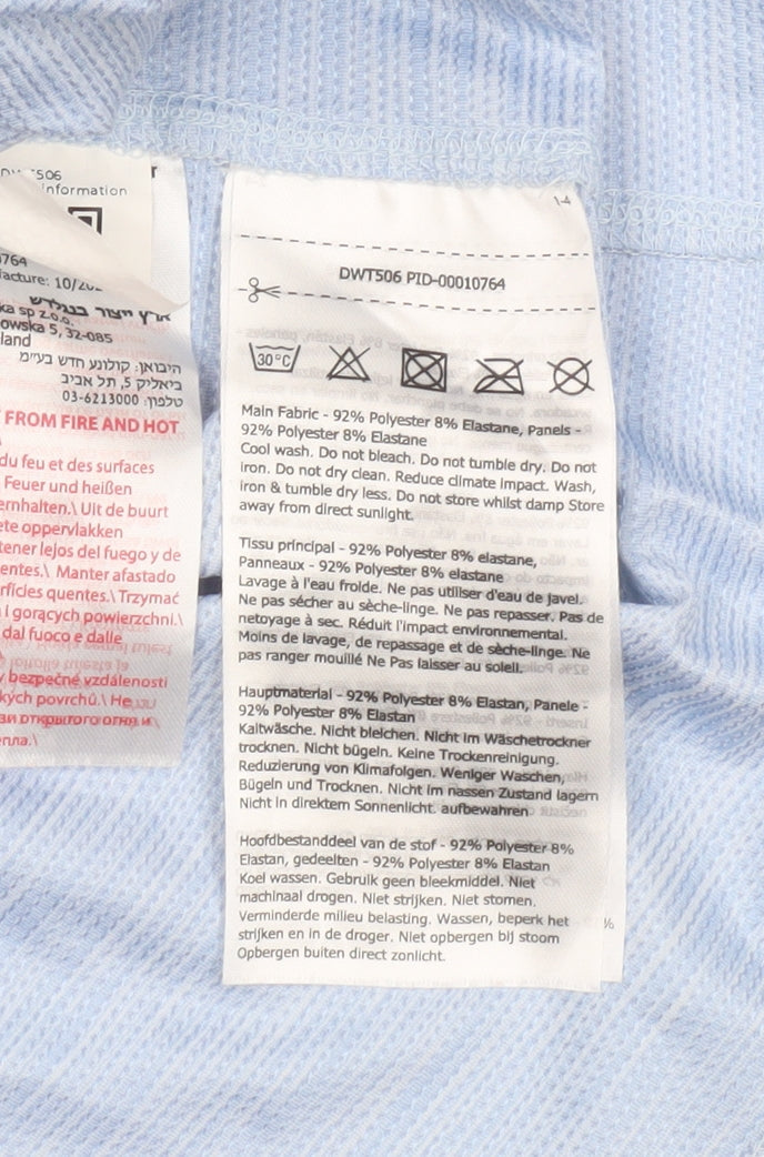 Dare 2B Women's Blue Athletic Short Sleeve T-Shirt UK 10