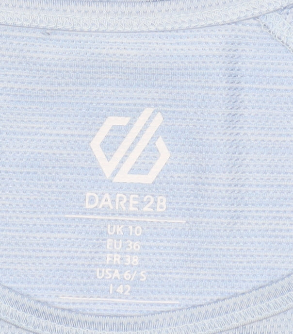 Dare 2B Women's Blue Athletic Short Sleeve T-Shirt UK 10