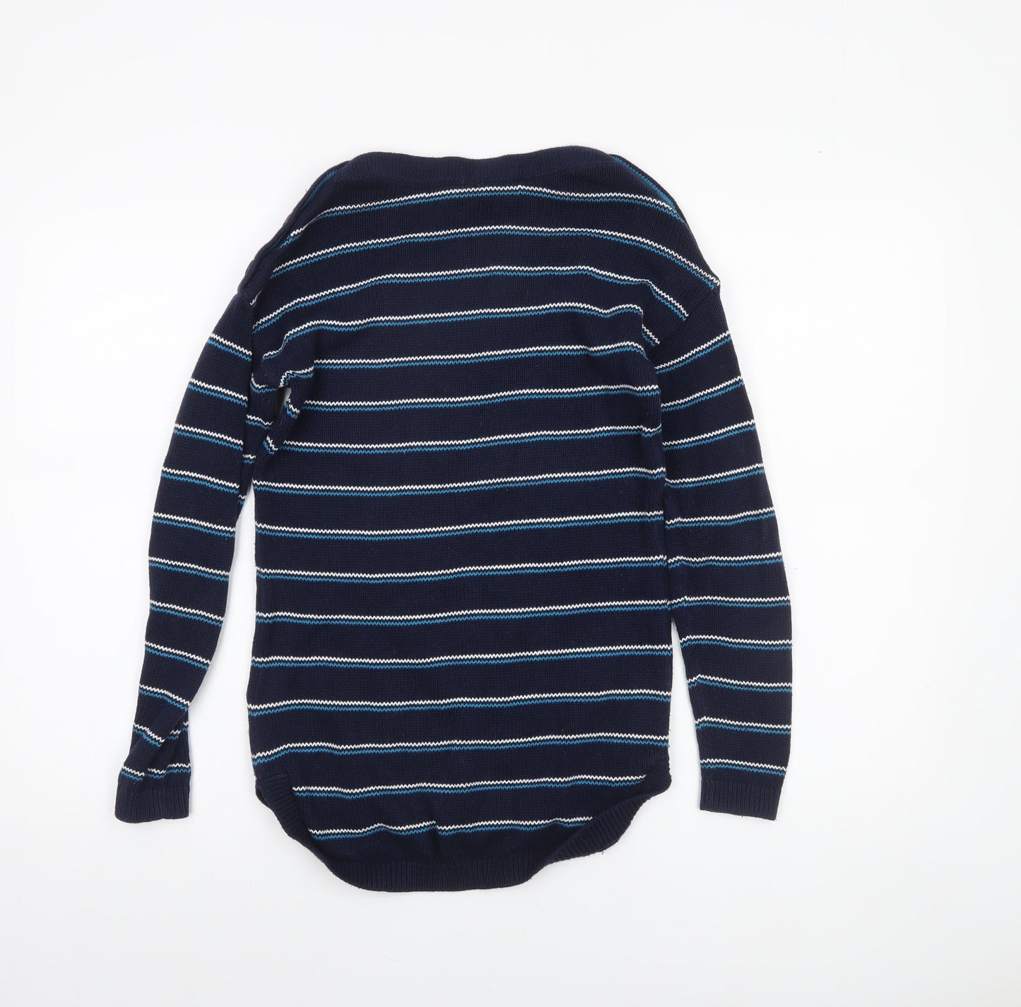 Womens UK Size XS Max Studio Blue Pullover Jumper