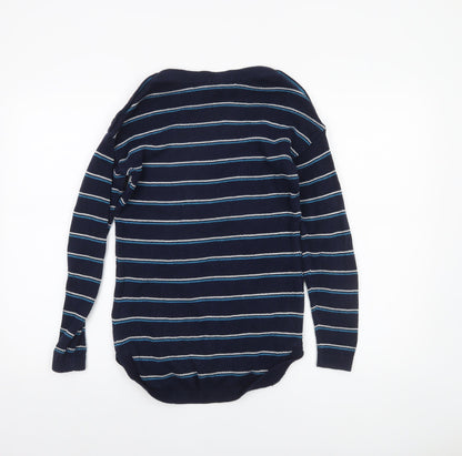 Womens UK Size XS Max Studio Blue Pullover Jumper