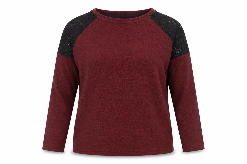Womens UK Size 10 Peacocks Red Basic T-Shirt