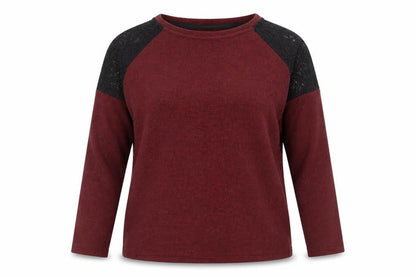 Womens UK Size 10 Peacocks Red Basic T-Shirt