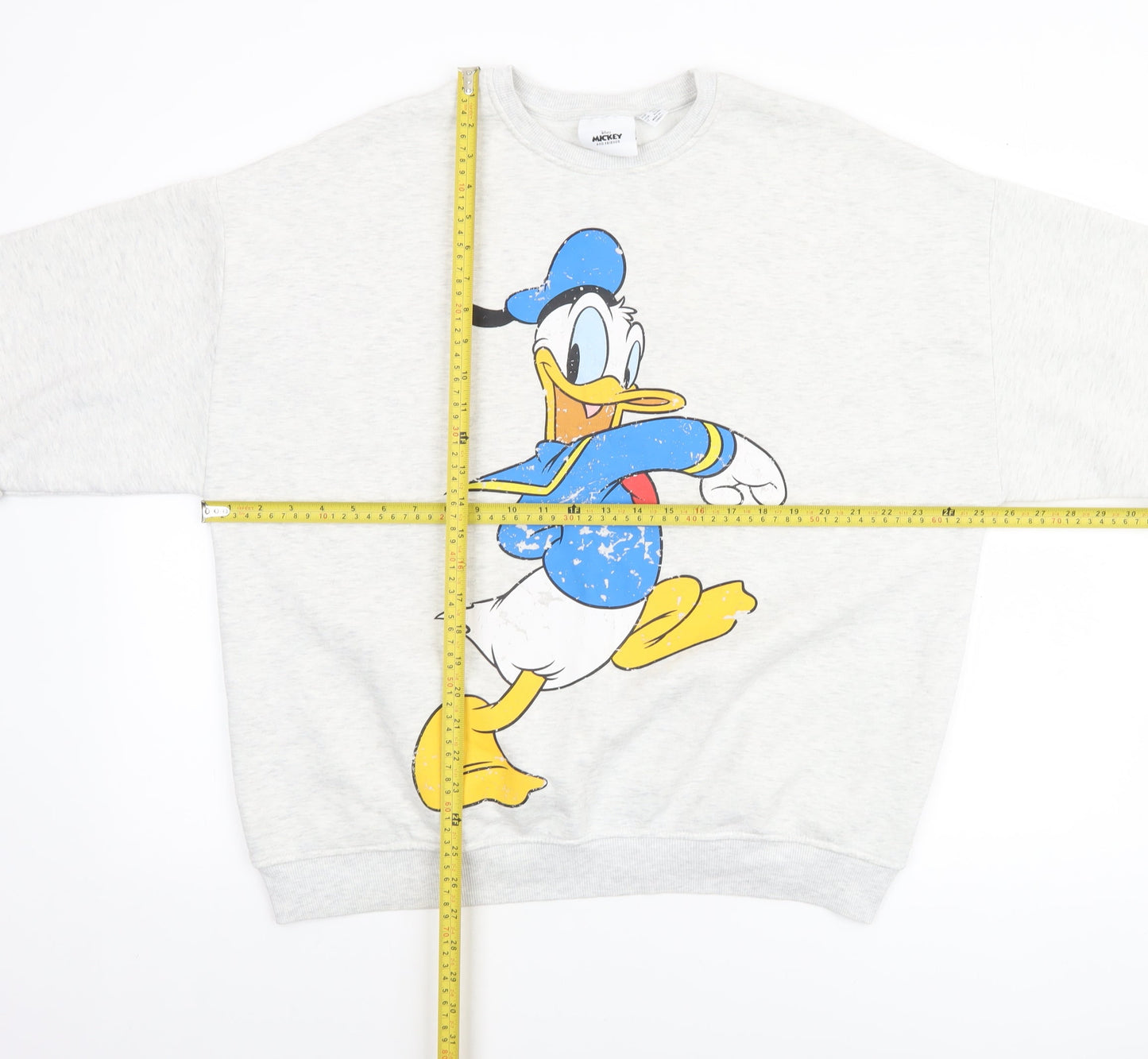 Womens UK Size S Disney Grey Pullover Sweatshirt