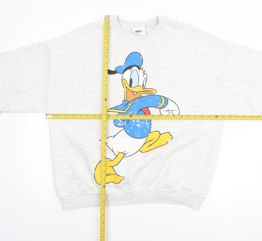 Womens UK Size S Disney Grey Pullover Sweatshirt
