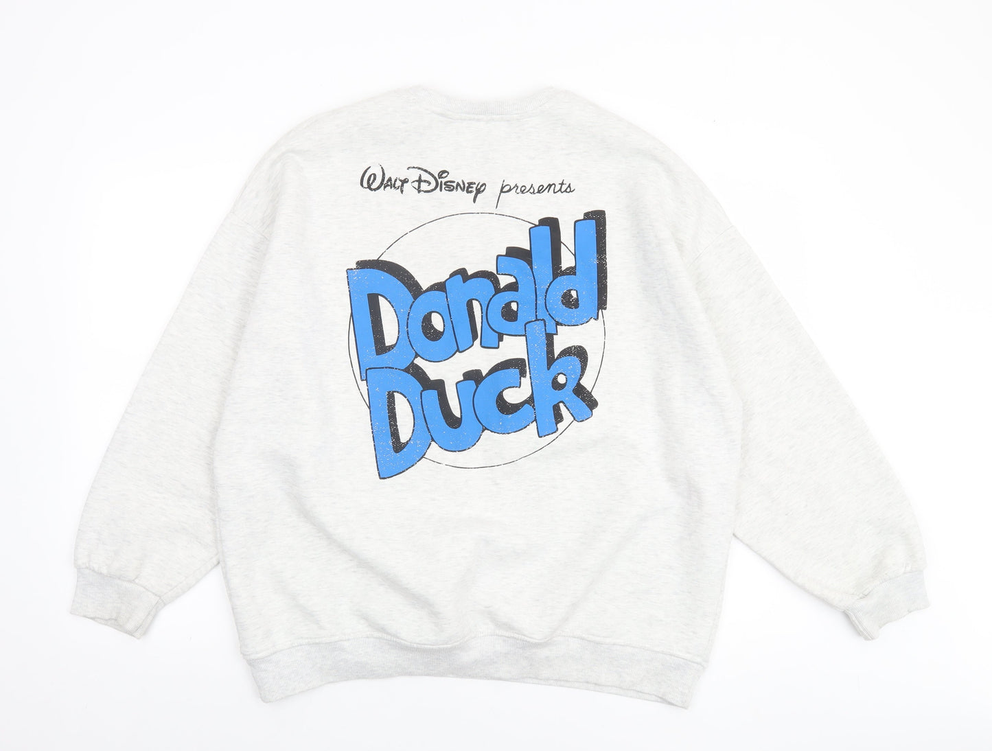 Womens UK Size S Disney Grey Pullover Sweatshirt