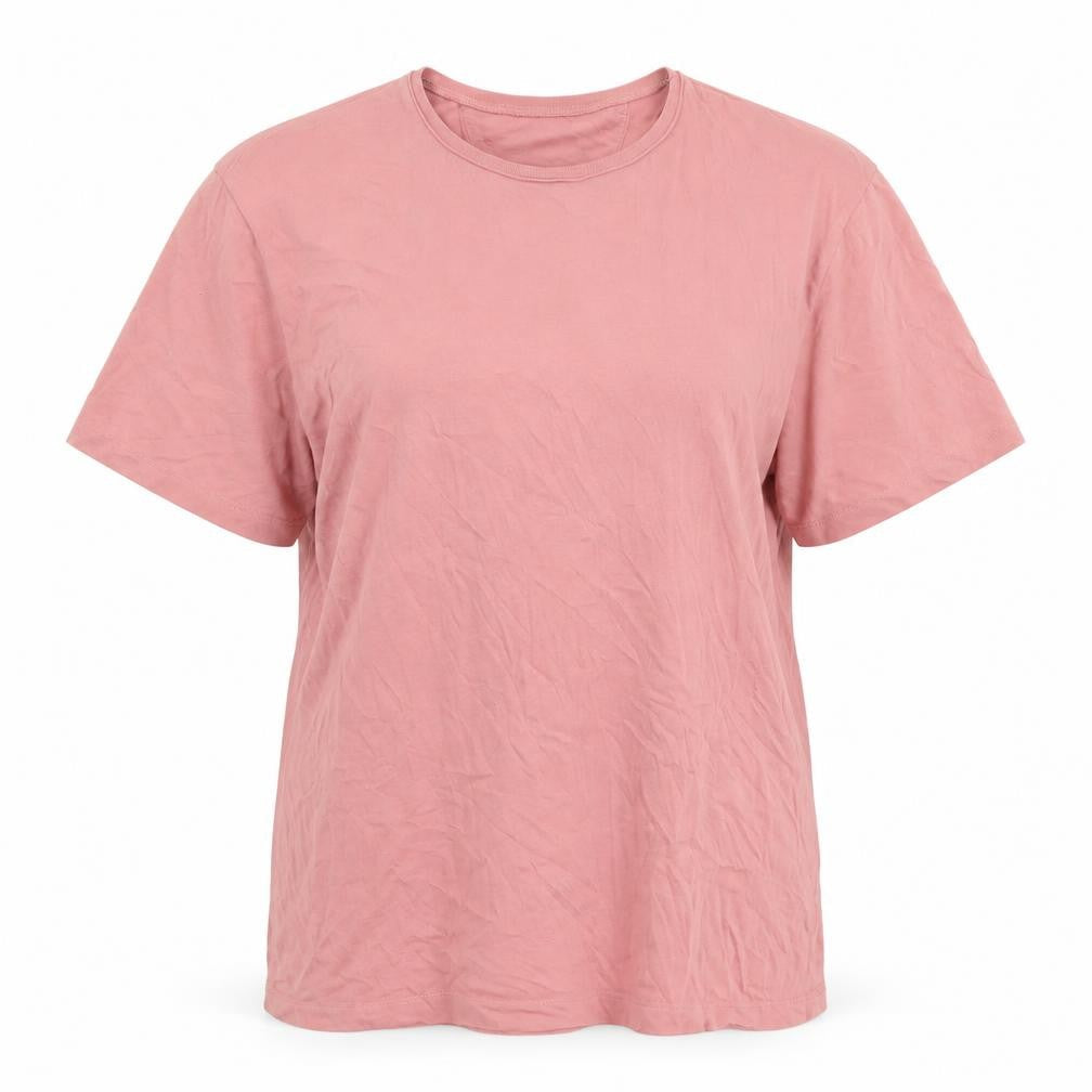Womens UK Size 14 Zara Pink Basic T-Shirt