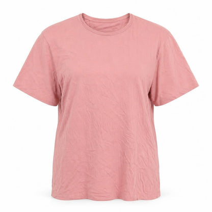 Womens UK Size 14 Zara Pink Basic T-Shirt