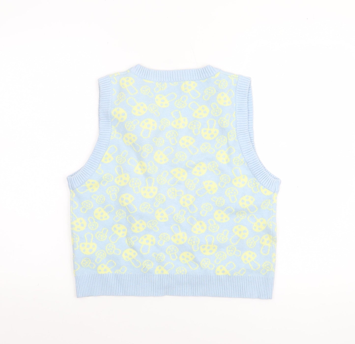 Womens UK Size S Motel Blue Vest Jumper