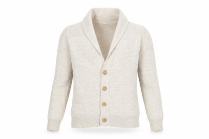 Mens UK Size S River Island Beige Cardigan Jumper