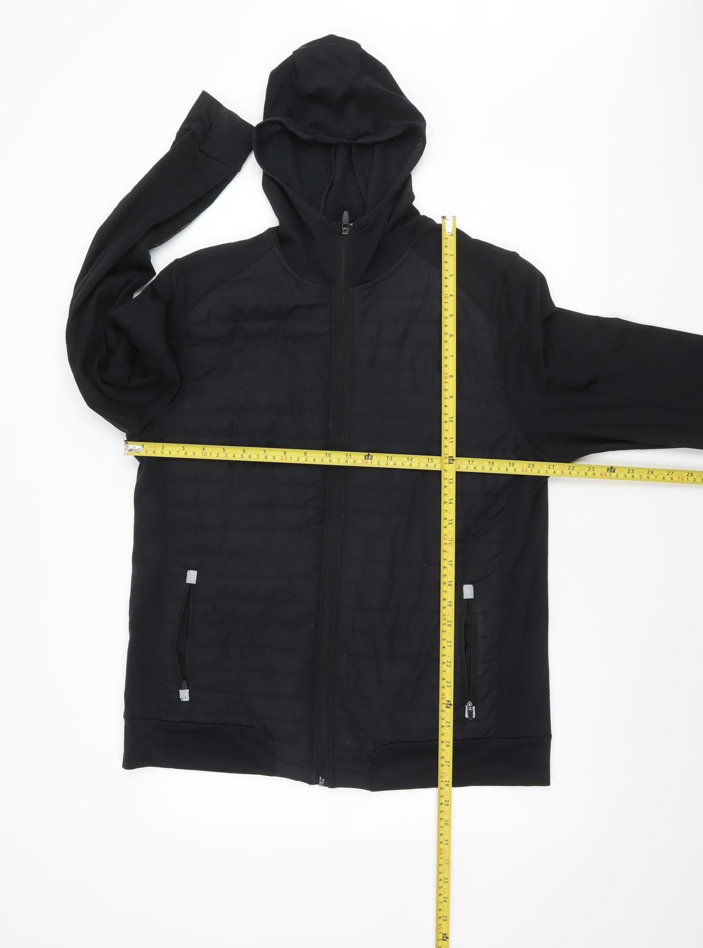 Dunnes Stores Mens Black L Hooded Softshell Activewear Jacket