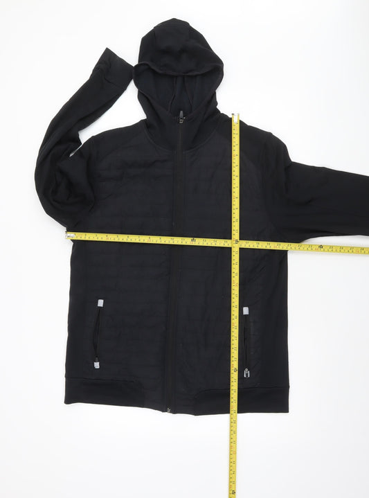 Dunnes Stores Mens Black L Hooded Softshell Activewear Jacket