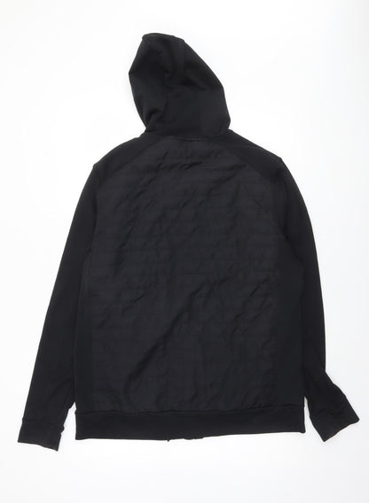 Dunnes Stores Mens Black L Hooded Softshell Activewear Jacket