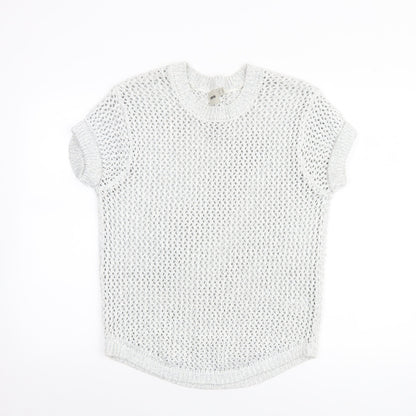 Womens UK Size 10 ASOS White Pullover Jumper