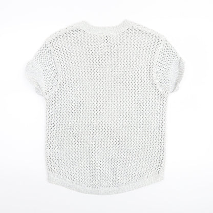 Womens UK Size 10 ASOS White Pullover Jumper