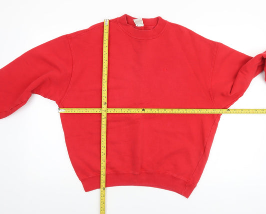 Mens UK Size S United Colors of Benetton Red Pullover Sweatshirt